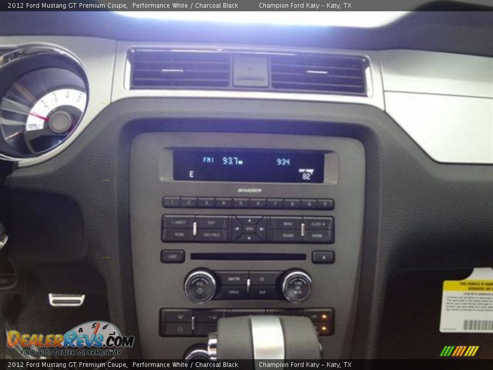 2012 Ford Mustang GT Premium Coupe Performance White / Charcoal Black Photo #25