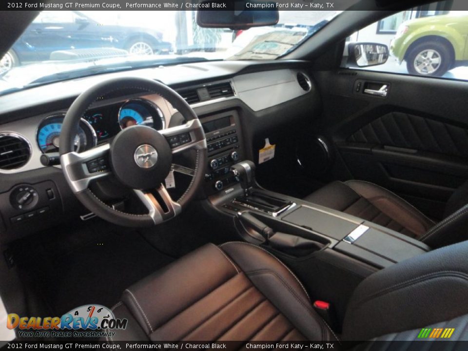 2012 Ford Mustang GT Premium Coupe Performance White / Charcoal Black Photo #28