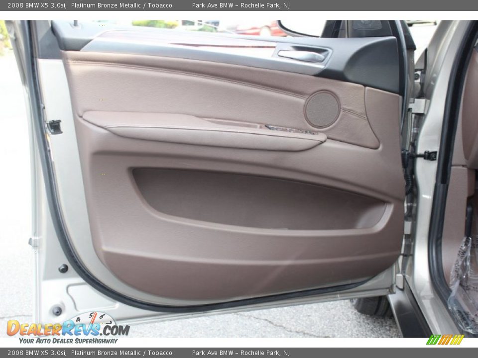 2008 BMW X5 3.0si Platinum Bronze Metallic / Tobacco Photo #9