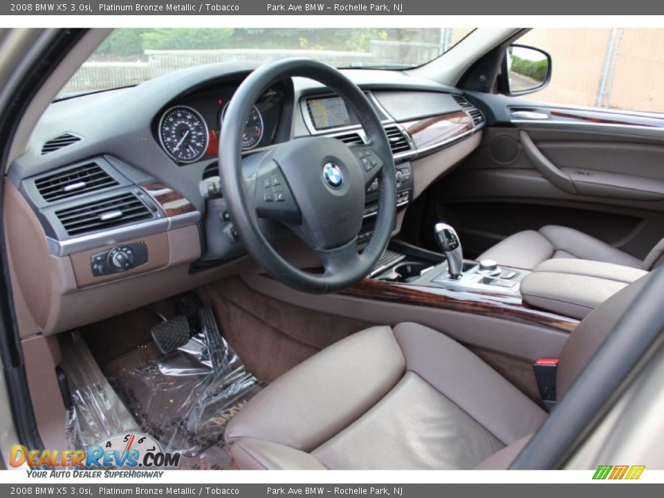 2008 BMW X5 3.0si Platinum Bronze Metallic / Tobacco Photo #10