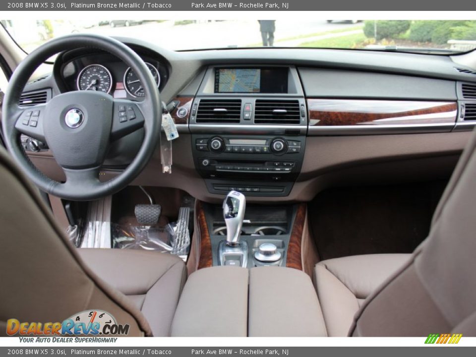 2008 BMW X5 3.0si Platinum Bronze Metallic / Tobacco Photo #13