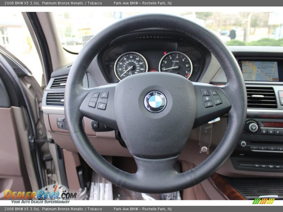 2008 BMW X5 3.0si Platinum Bronze Metallic / Tobacco Photo #14