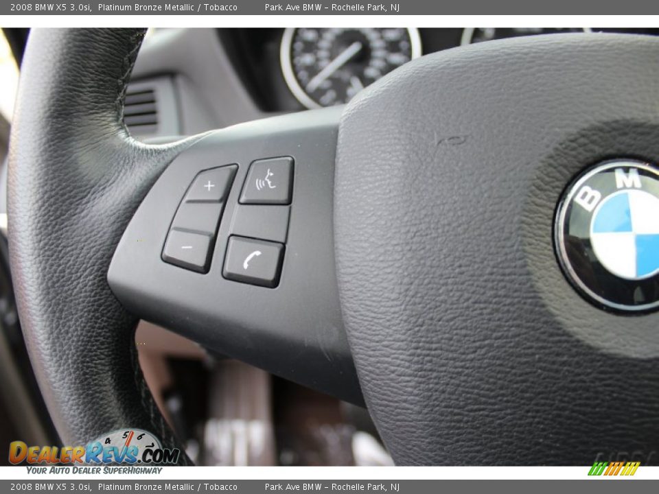 2008 BMW X5 3.0si Platinum Bronze Metallic / Tobacco Photo #15