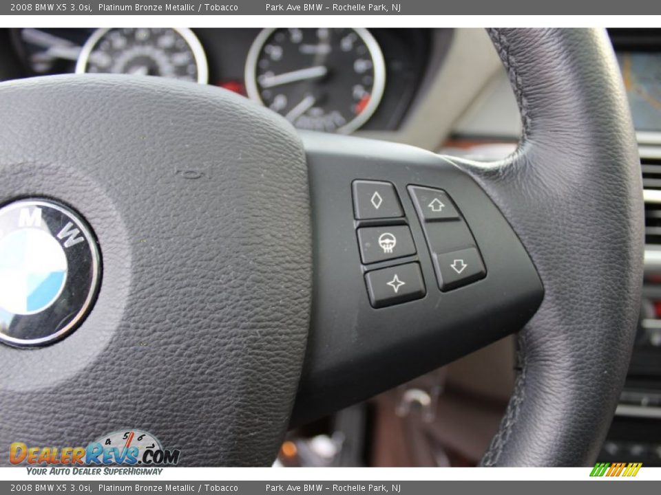2008 BMW X5 3.0si Platinum Bronze Metallic / Tobacco Photo #16
