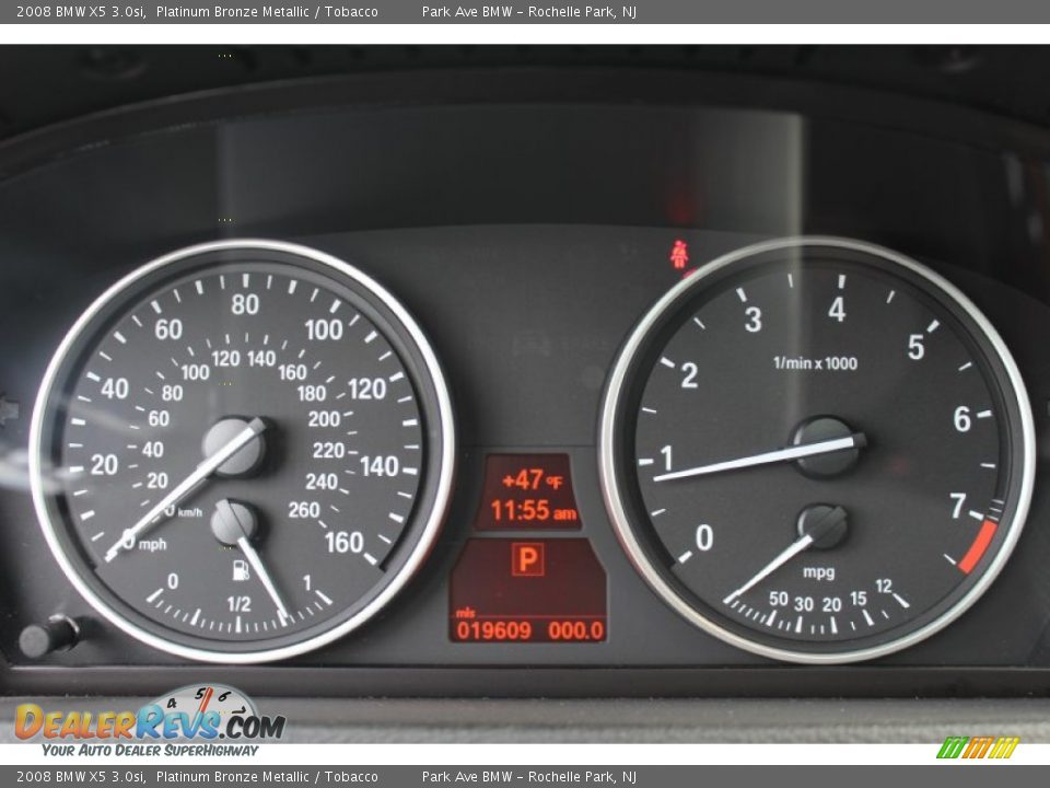 2008 BMW X5 3.0si Platinum Bronze Metallic / Tobacco Photo #17