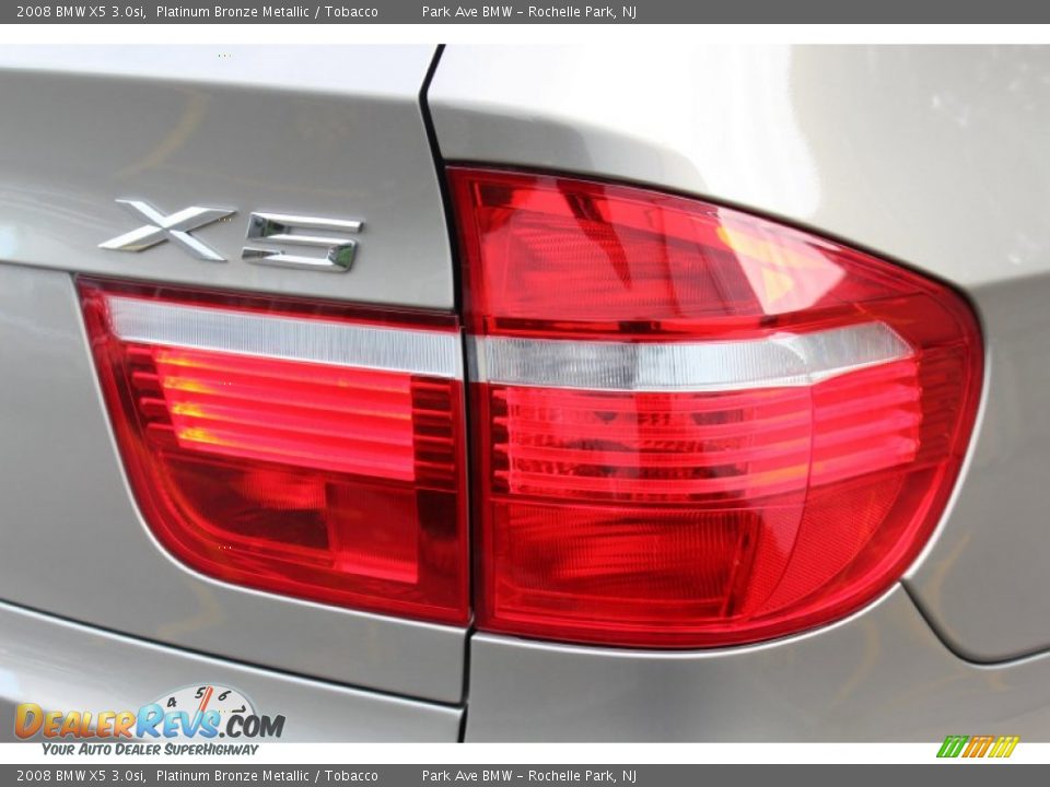 2008 BMW X5 3.0si Platinum Bronze Metallic / Tobacco Photo #23