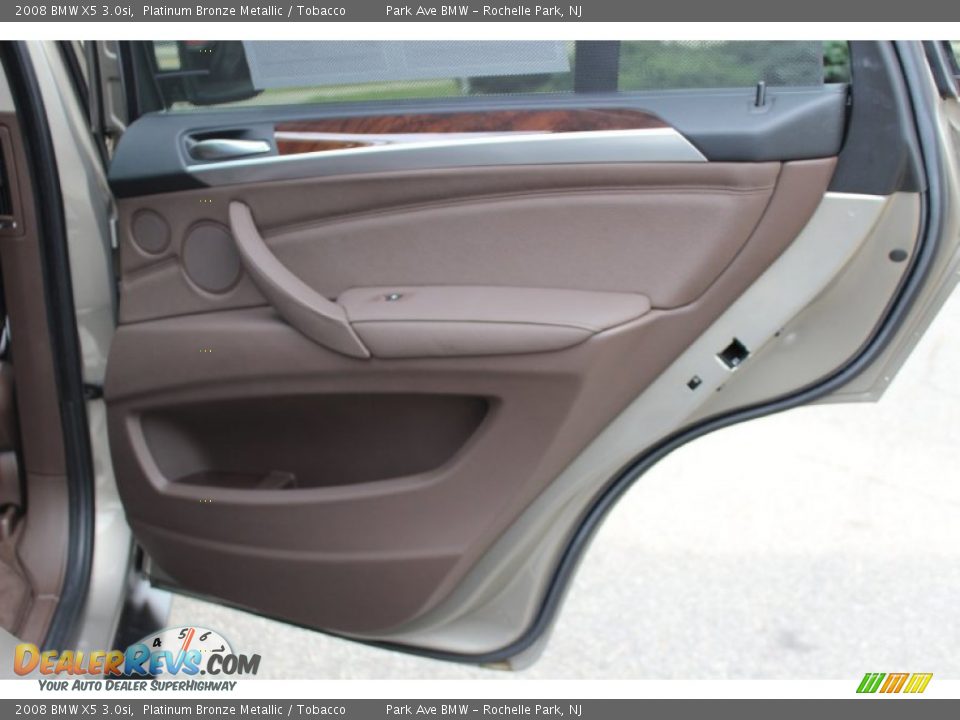 2008 BMW X5 3.0si Platinum Bronze Metallic / Tobacco Photo #24
