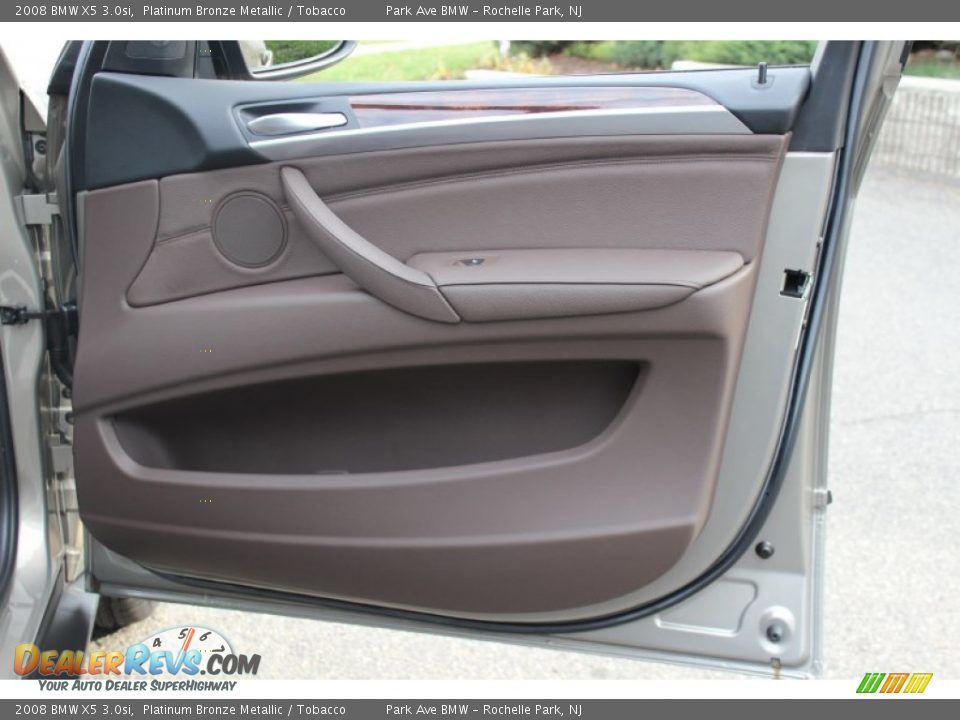 2008 BMW X5 3.0si Platinum Bronze Metallic / Tobacco Photo #26