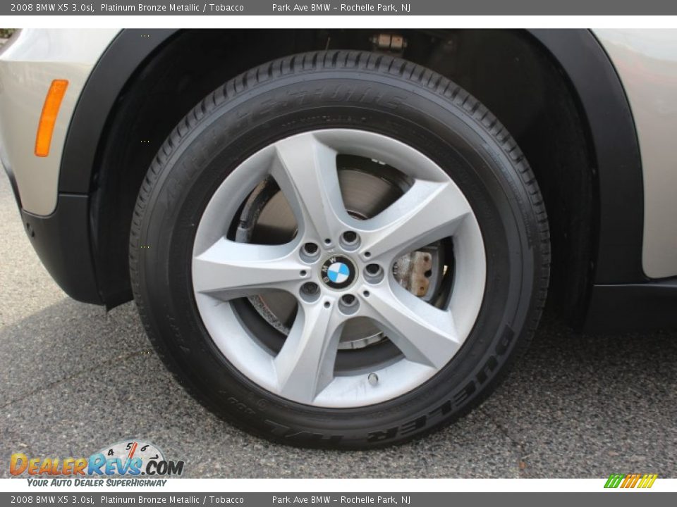2008 BMW X5 3.0si Platinum Bronze Metallic / Tobacco Photo #32