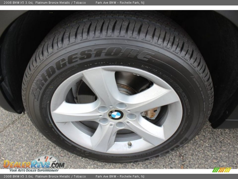2008 BMW X5 3.0si Platinum Bronze Metallic / Tobacco Photo #33