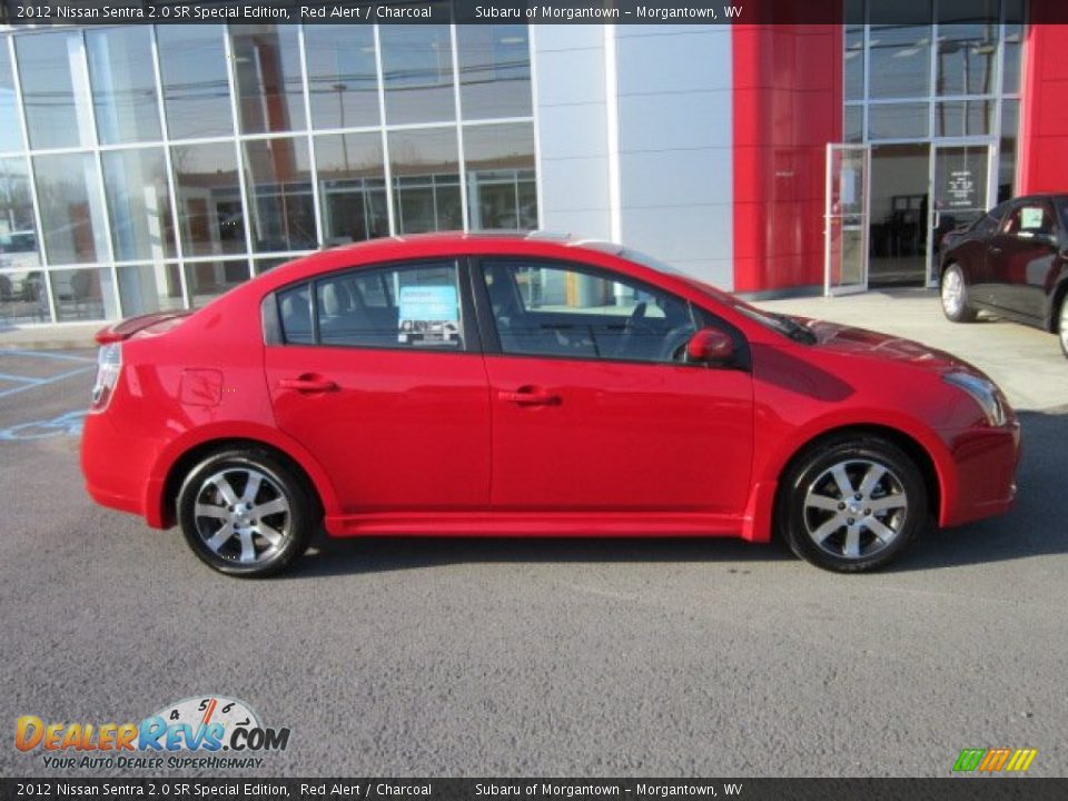 2012 Nissan Sentra 2.0 SR Special Edition Red Alert / Charcoal Photo #8