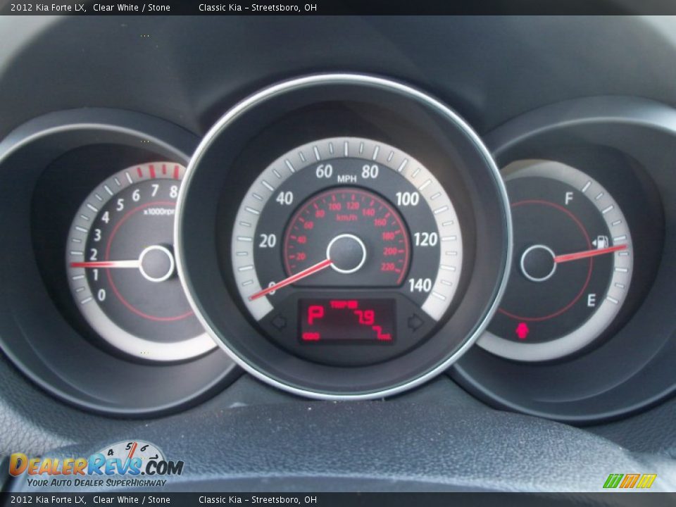 2012 Kia Forte LX Clear White / Stone Photo #4