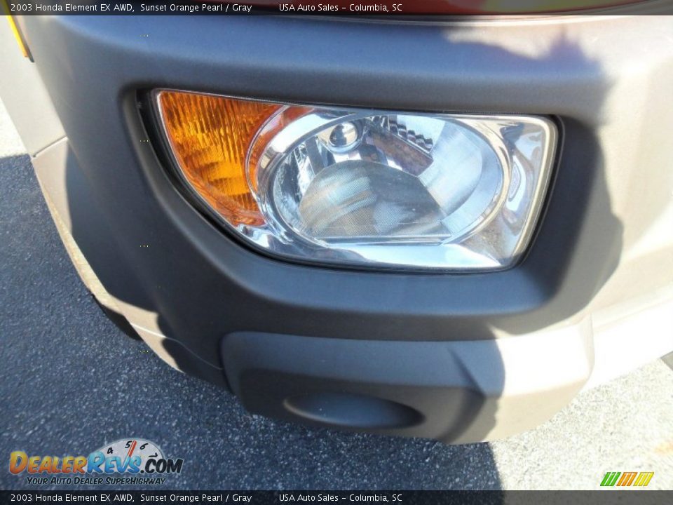 2003 Honda Element EX AWD Sunset Orange Pearl / Gray Photo #15
