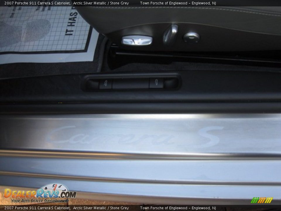 2007 Porsche 911 Carrera S Cabriolet Arctic Silver Metallic / Stone Grey Photo #11