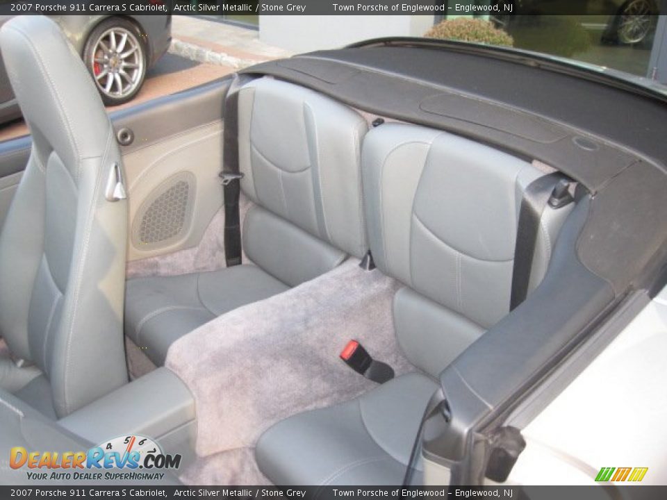 2007 Porsche 911 Carrera S Cabriolet Arctic Silver Metallic / Stone Grey Photo #16