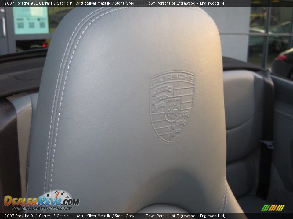 2007 Porsche 911 Carrera S Cabriolet Arctic Silver Metallic / Stone Grey Photo #18