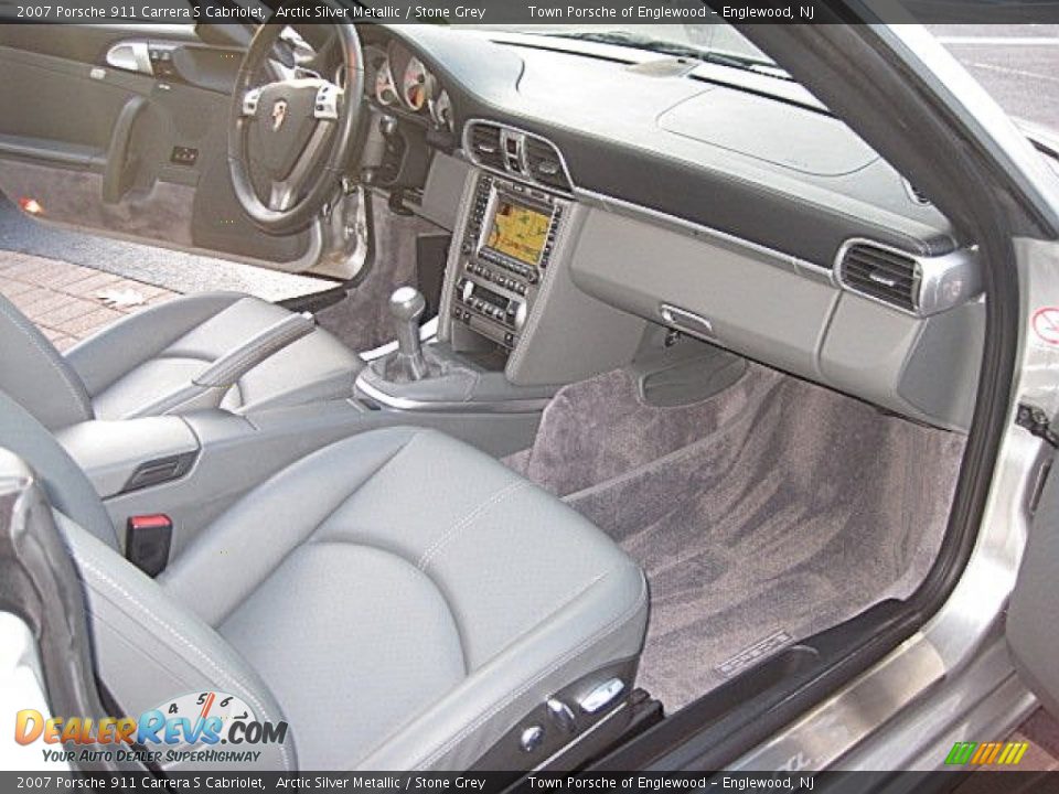 2007 Porsche 911 Carrera S Cabriolet Arctic Silver Metallic / Stone Grey Photo #19