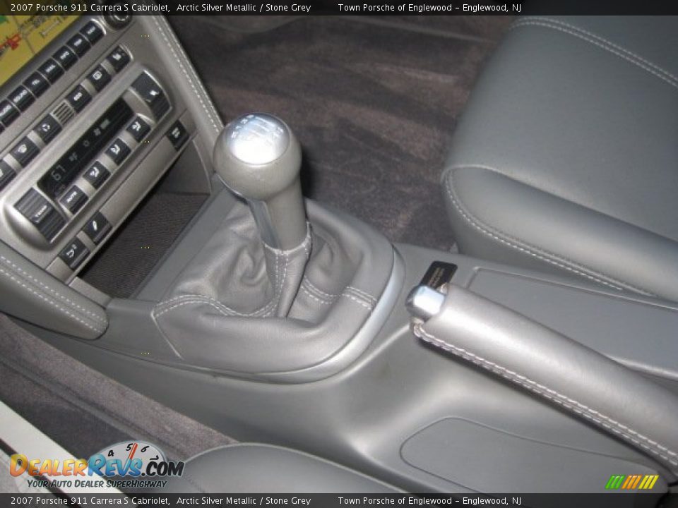 2007 Porsche 911 Carrera S Cabriolet Arctic Silver Metallic / Stone Grey Photo #22