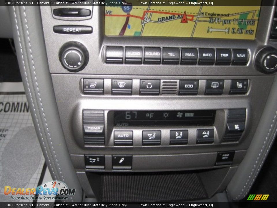 2007 Porsche 911 Carrera S Cabriolet Arctic Silver Metallic / Stone Grey Photo #23