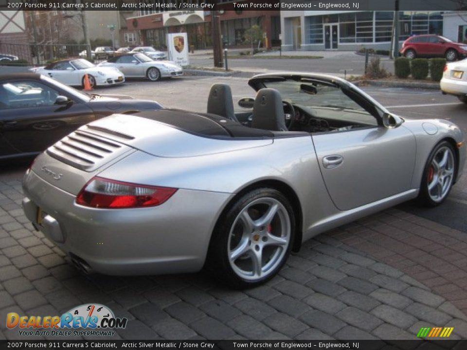 2007 Porsche 911 Carrera S Cabriolet Arctic Silver Metallic / Stone Grey Photo #26