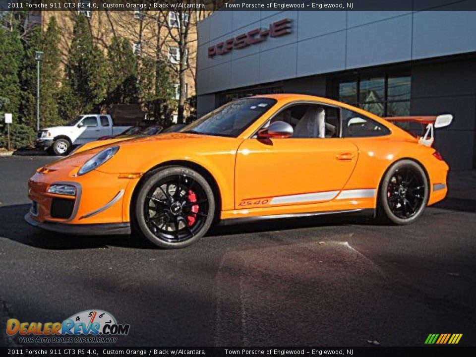 Custom Orange 2011 Porsche 911 GT3 RS 4.0 Photo #1