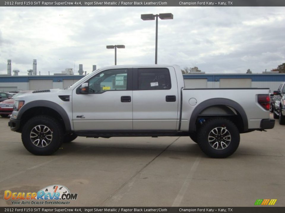 Ingot Silver Metallic 2012 Ford F150 SVT Raptor SuperCrew 4x4 Photo #3