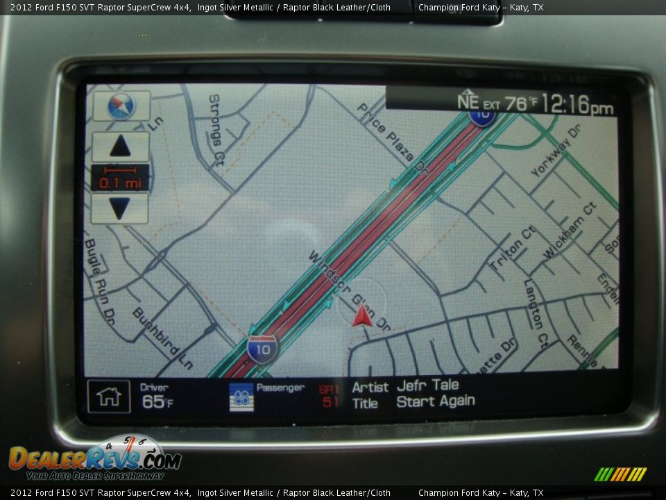 Navigation of 2012 Ford F150 SVT Raptor SuperCrew 4x4 Photo #32