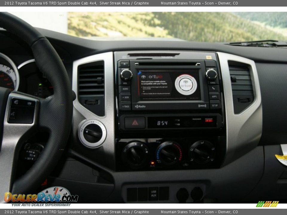 2012 Toyota Tacoma V6 TRD Sport Double Cab 4x4 Silver Streak Mica / Graphite Photo #12