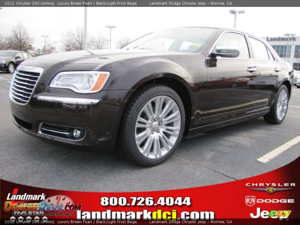 2012 Chrysler 300 Limited Luxury Brown Pearl / Black/Light Frost Beige Photo #1