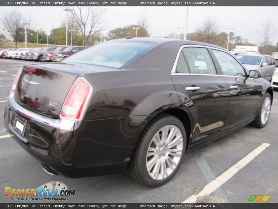 2012 Chrysler 300 Limited Luxury Brown Pearl / Black/Light Frost Beige Photo #3
