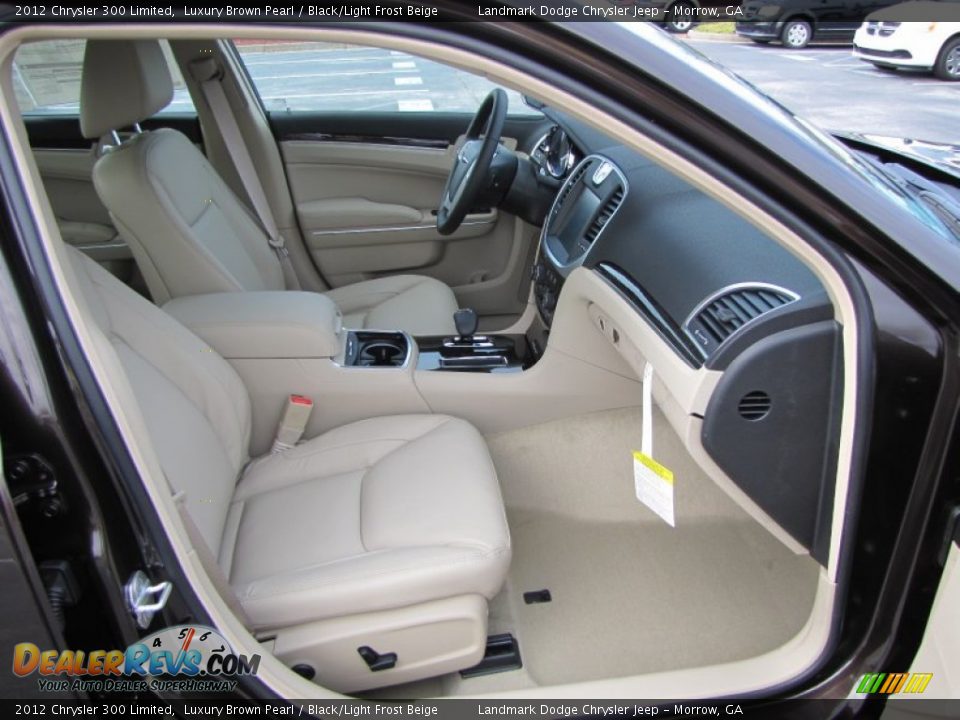 Black/Light Frost Beige Interior - 2012 Chrysler 300 Limited Photo #8