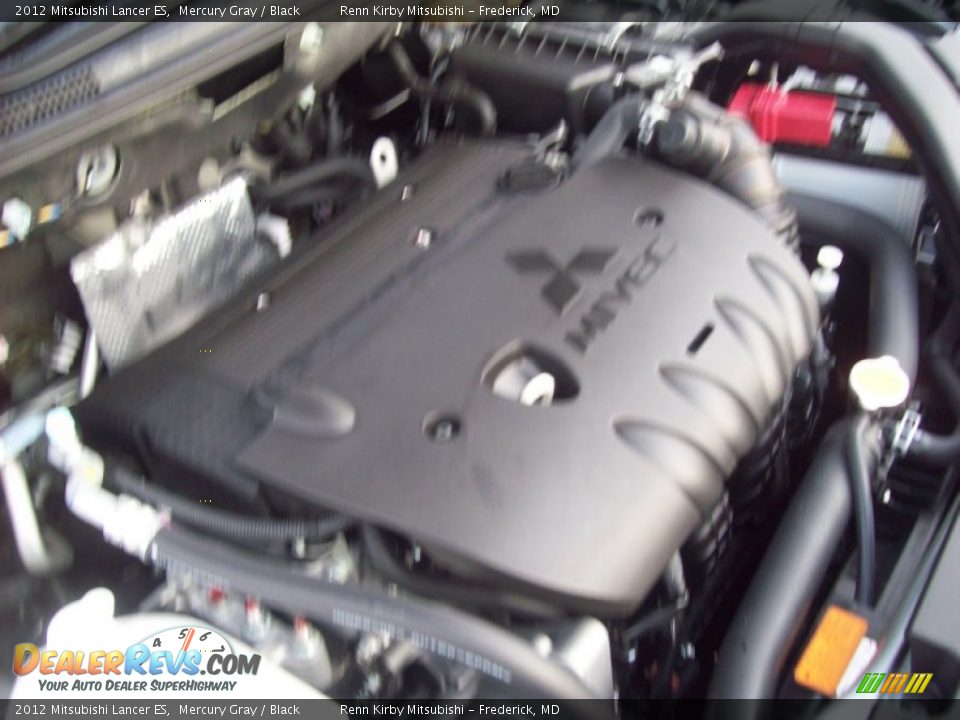 2012 Mitsubishi Lancer ES Mercury Gray / Black Photo #11