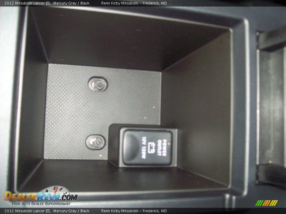 2012 Mitsubishi Lancer ES Mercury Gray / Black Photo #14