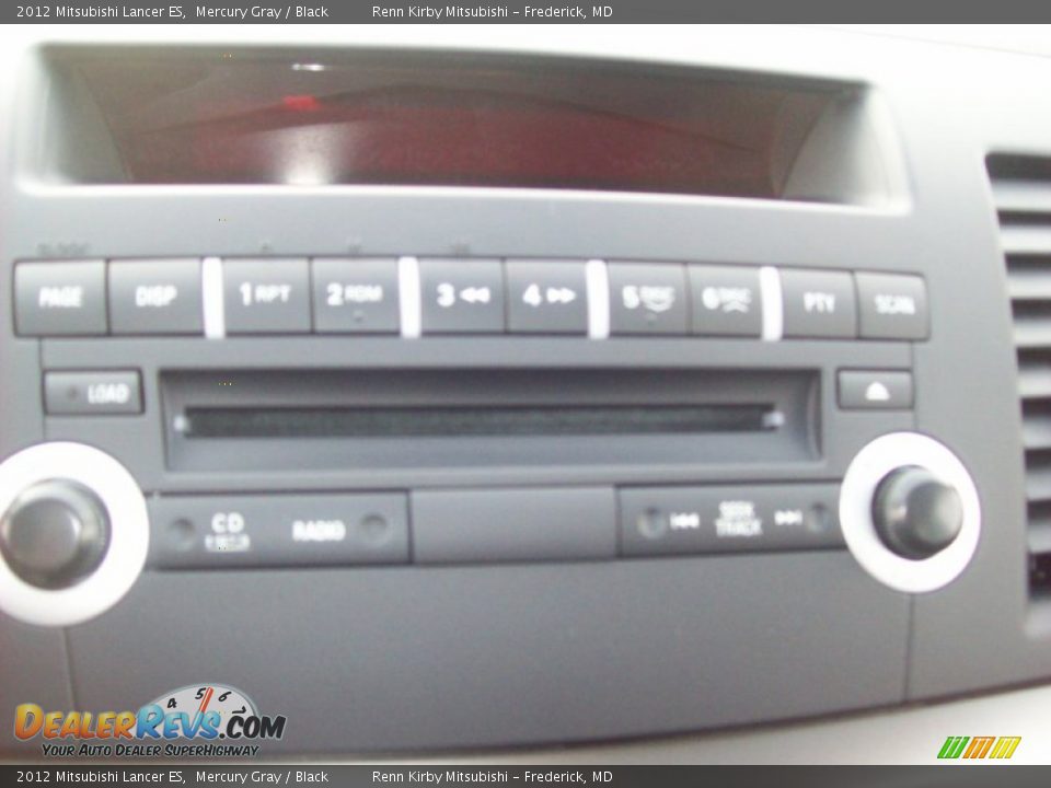 2012 Mitsubishi Lancer ES Mercury Gray / Black Photo #15