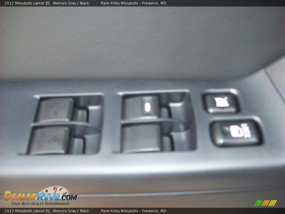 2012 Mitsubishi Lancer ES Mercury Gray / Black Photo #17