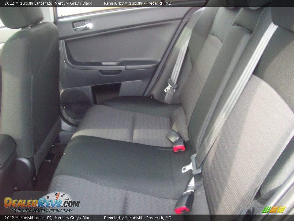 2012 Mitsubishi Lancer ES Mercury Gray / Black Photo #19