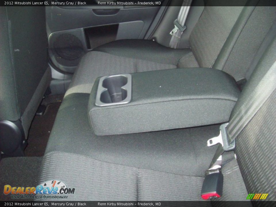 2012 Mitsubishi Lancer ES Mercury Gray / Black Photo #20