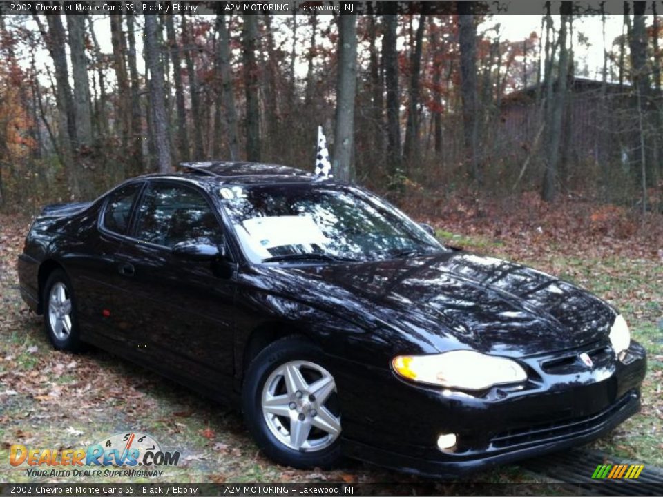 2002 Chevrolet Monte Carlo SS Black / Ebony Photo #1