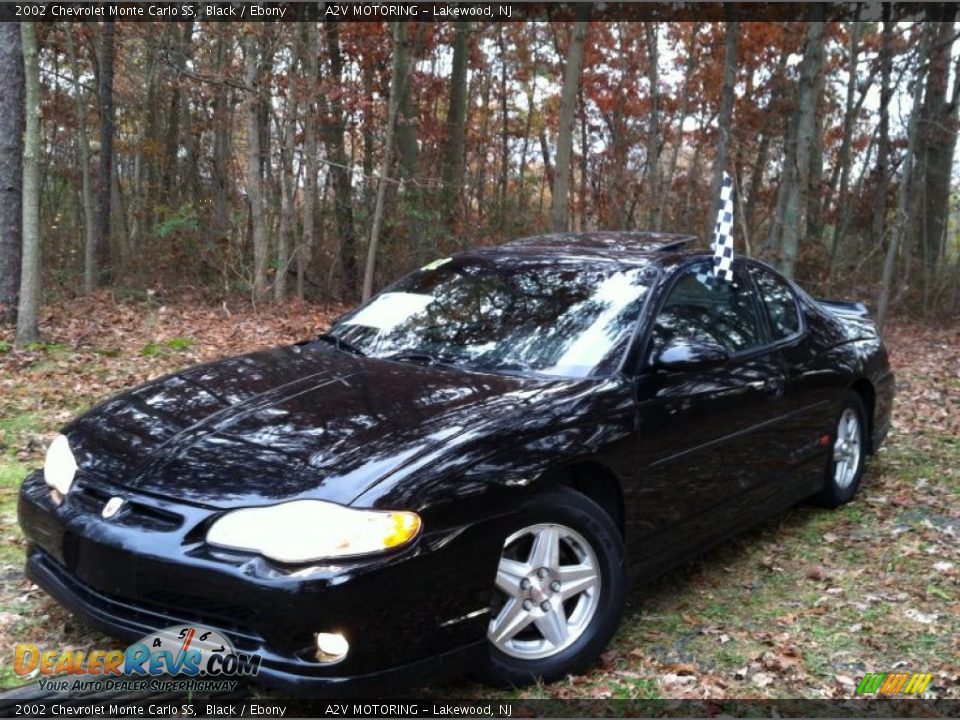 2002 Chevrolet Monte Carlo SS Black / Ebony Photo #3
