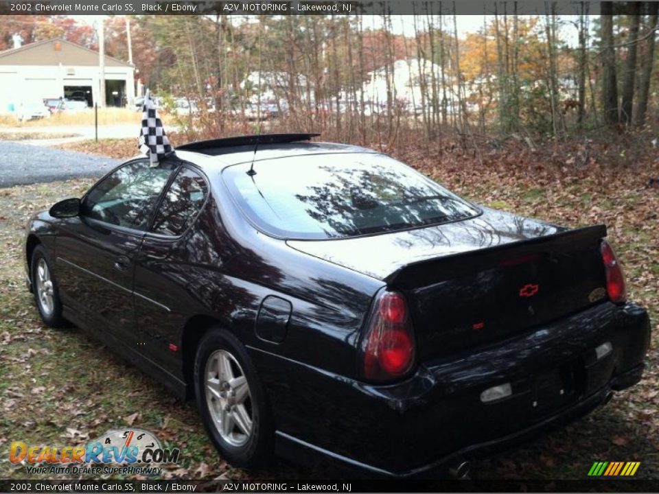 2002 Chevrolet Monte Carlo SS Black / Ebony Photo #5