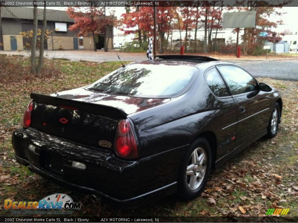 2002 Chevrolet Monte Carlo SS Black / Ebony Photo #7