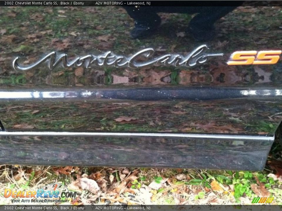 2002 Chevrolet Monte Carlo SS Black / Ebony Photo #11