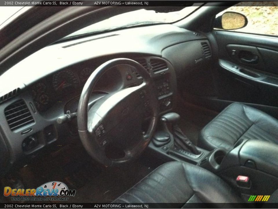 2002 Chevrolet Monte Carlo SS Black / Ebony Photo #15