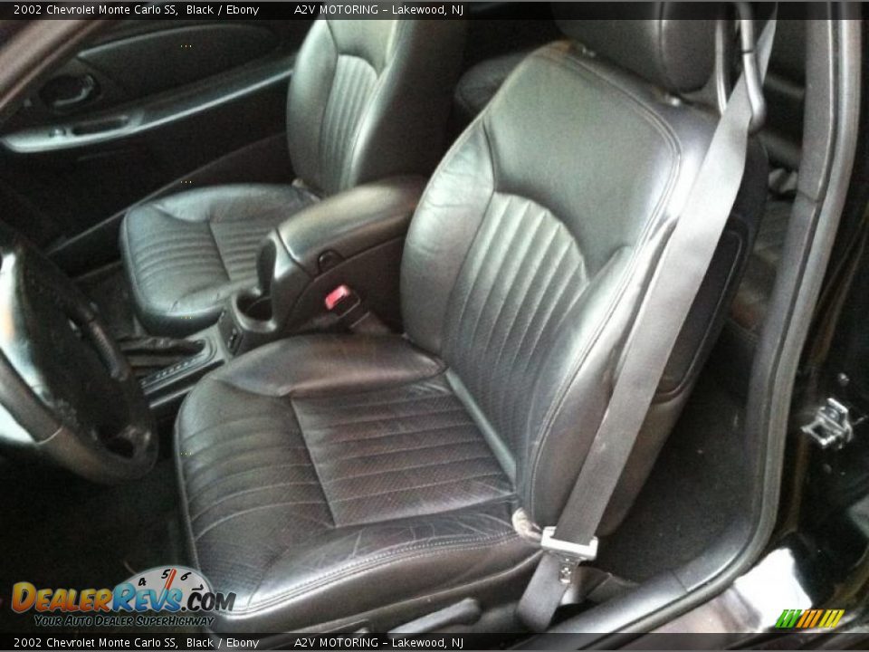 2002 Chevrolet Monte Carlo SS Black / Ebony Photo #16