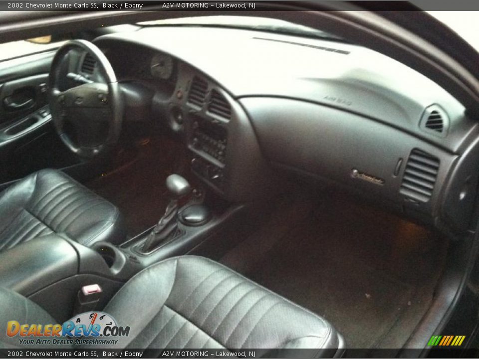 2002 Chevrolet Monte Carlo SS Black / Ebony Photo #18