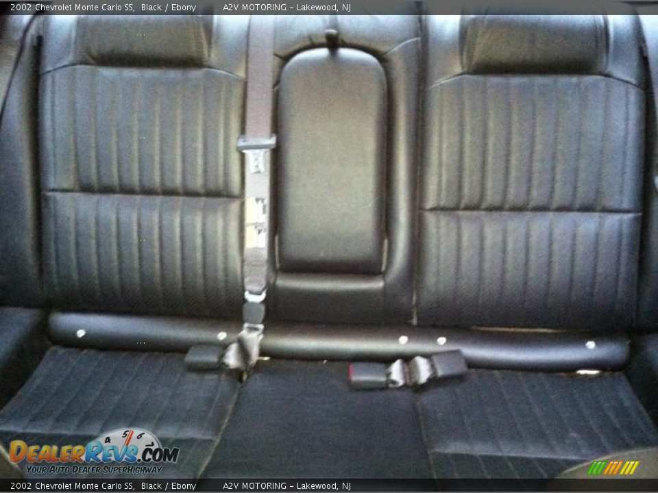 2002 Chevrolet Monte Carlo SS Black / Ebony Photo #21