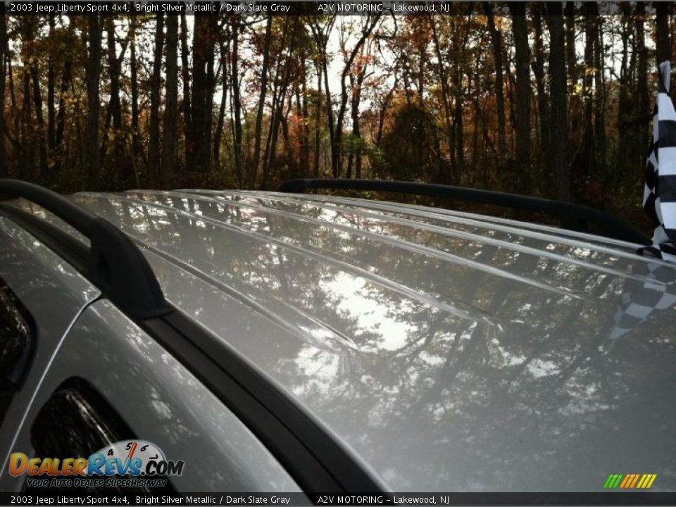 2003 Jeep Liberty Sport 4x4 Bright Silver Metallic / Dark Slate Gray Photo #11