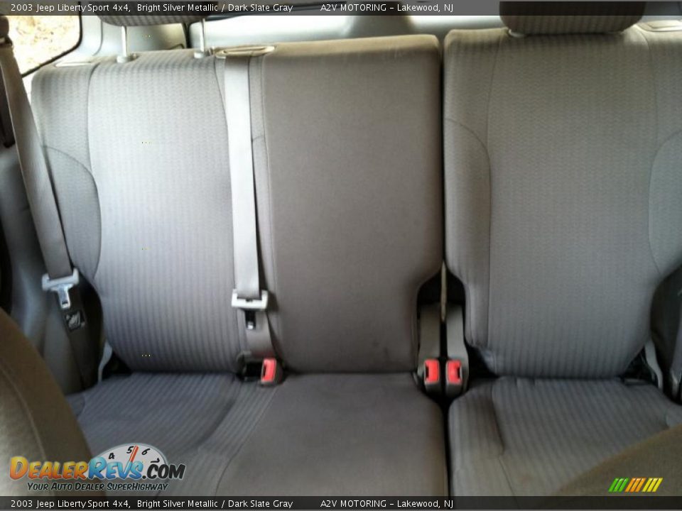 2003 Jeep Liberty Sport 4x4 Bright Silver Metallic / Dark Slate Gray Photo #19