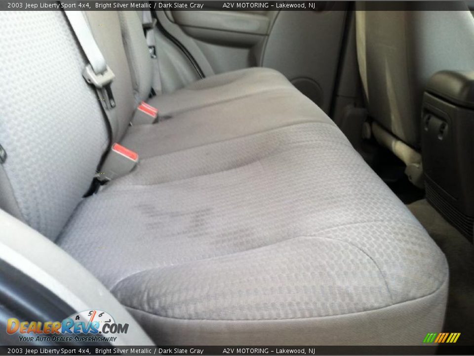 2003 Jeep Liberty Sport 4x4 Bright Silver Metallic / Dark Slate Gray Photo #20
