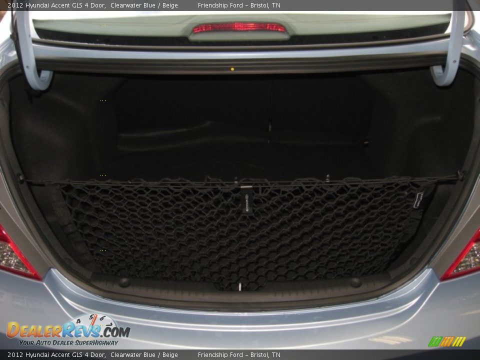 2012 Hyundai Accent GLS 4 Door Clearwater Blue / Beige Photo #11